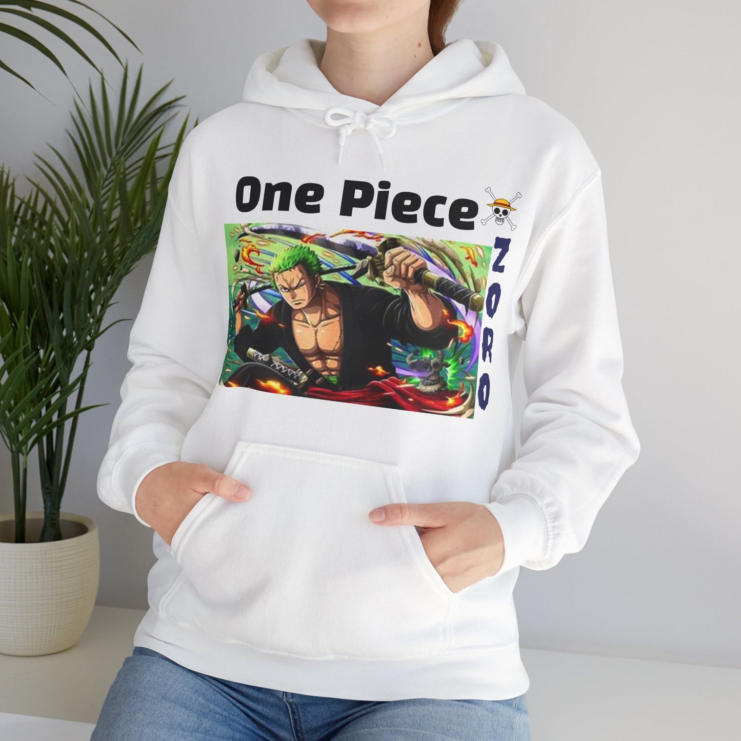 One Piece Zoro Hoodie - Unisex Heavy Blend Sweatshirt