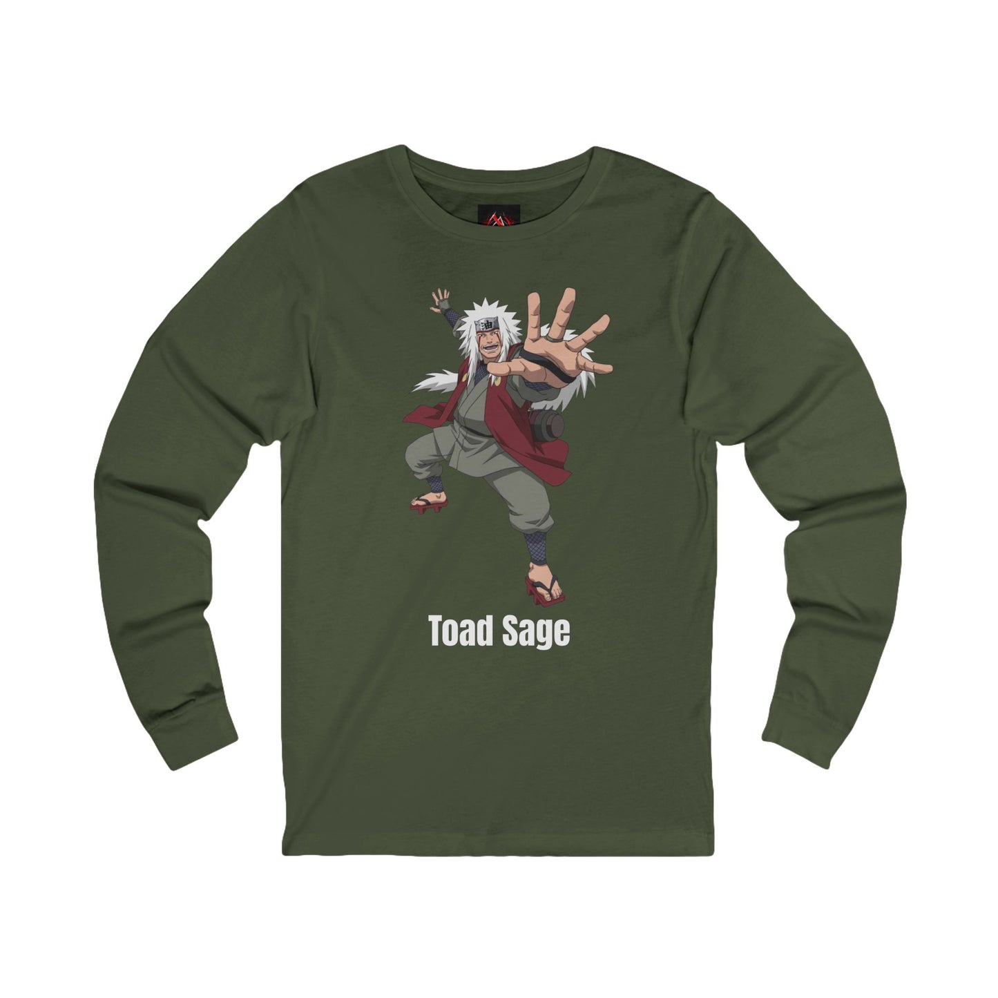 Naruto Shipuden - Jiraiya Toad Sage Multiple Colours Unisex Jersey Long Sleeve T-Shirt