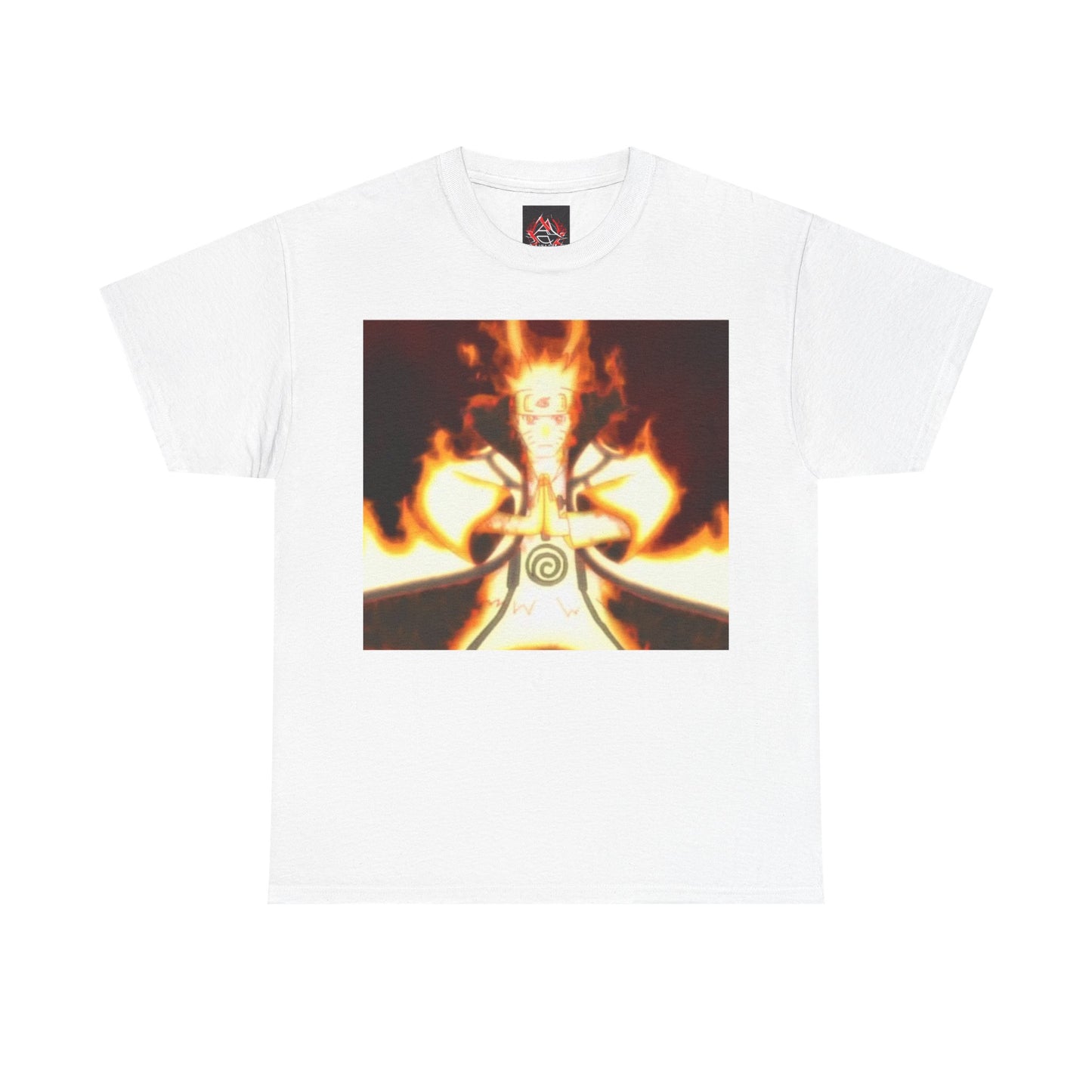 Naruto Shippuden - Naruto Full Power Handsign Unisex Heavy Cotton T-Shirt
