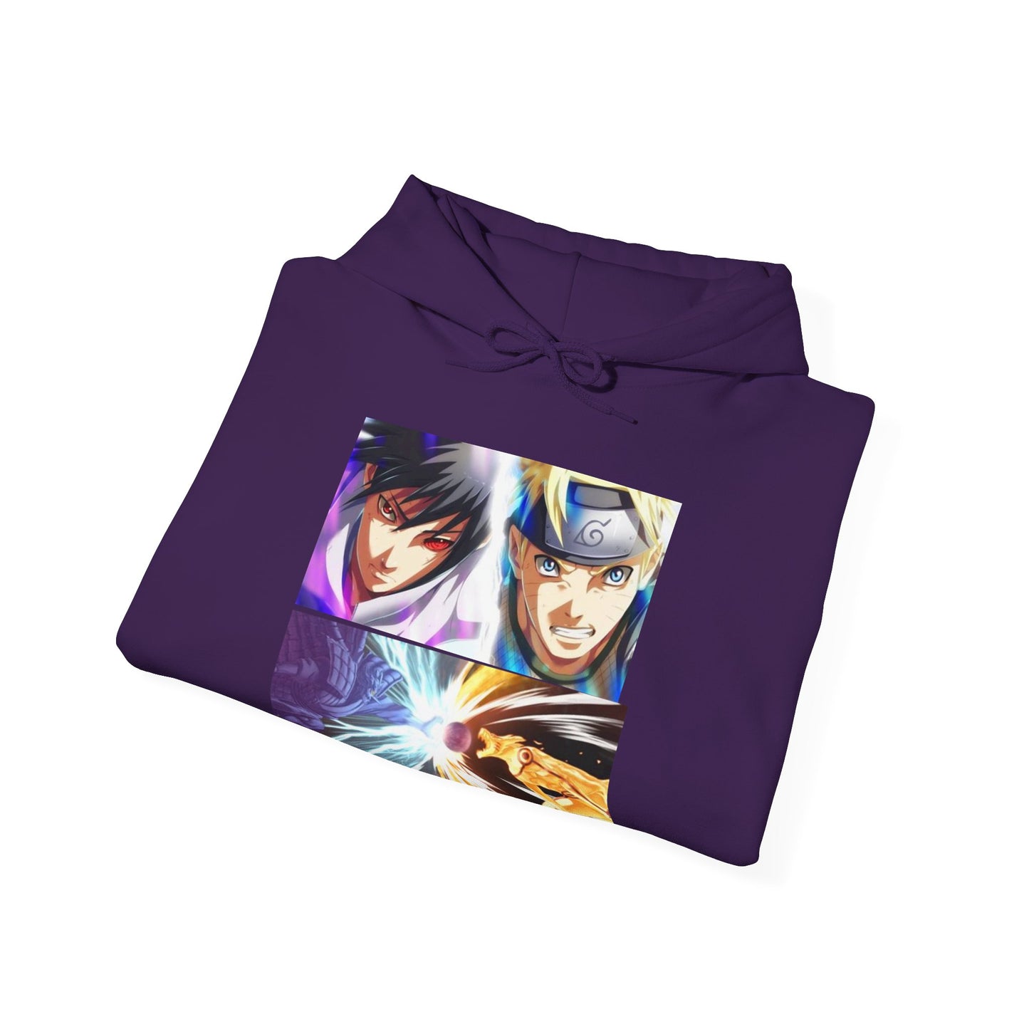 Naruto Shipuden Epic Battle Naurto Vs Sasuke Unisex Hooded Sweatshirt