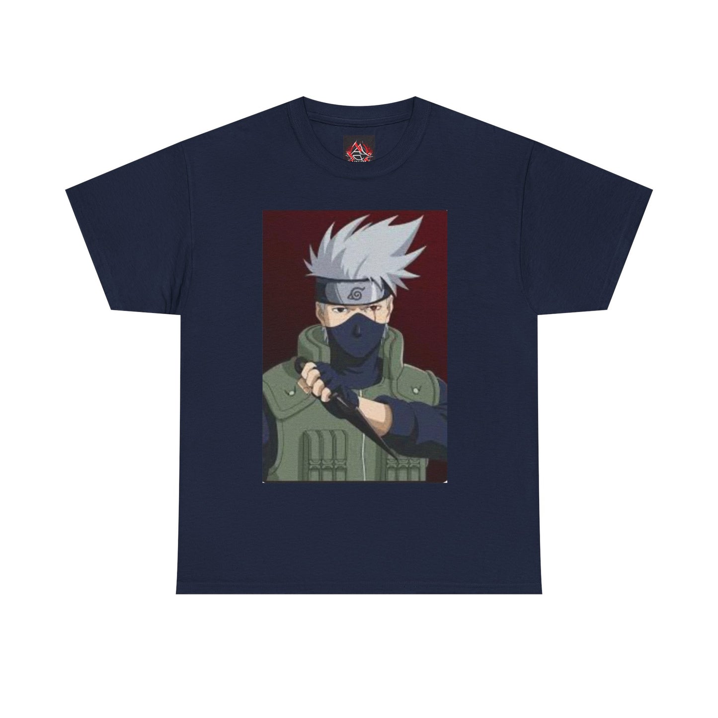 Naruto - Kakashi with Kunai Unisex Heavy Cotton T-Shirt