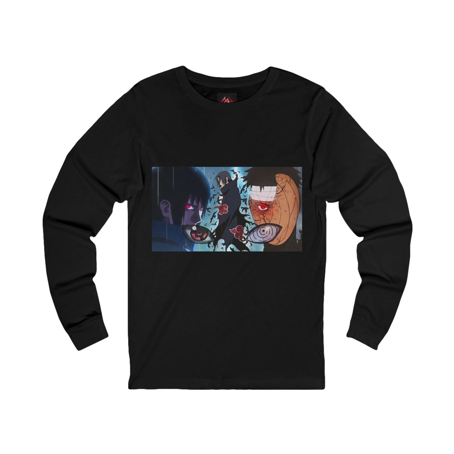 Naruto - Itchia and Sasuke with Obito Uchiha - Unisex Long Sleeve TShirt
