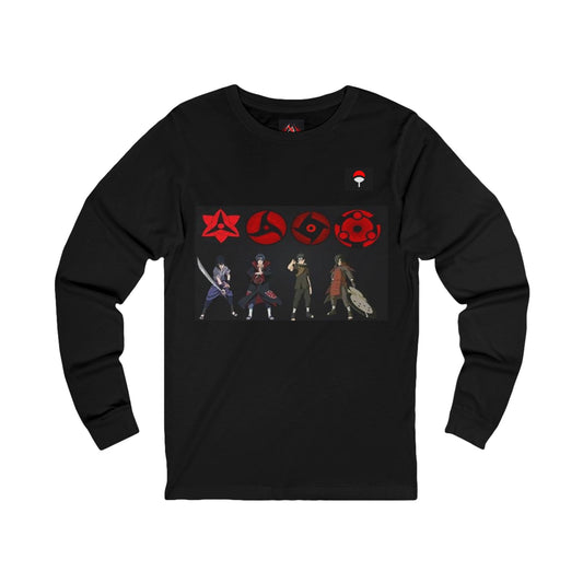 Naruto - Uchiha Family's Most Powerful with Sharingan Long Sleeve TShirt - Unisex