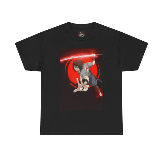 Naruto - Sasuke Uchina Unisex Heavy Cotton T-Shirt