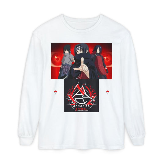 AAANIME APPAREL Uchiha Clan Long Sleeve T-Shirt - Perfect for Fans