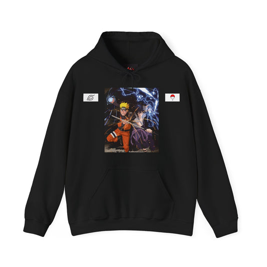 Naruto Shippuden - Naruto & Sasuke Rivals  Unisex  Hoodie multiple colours