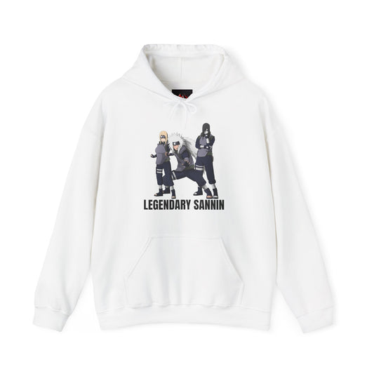 Naruto - Legendary Sannin White Unisex Hoodie