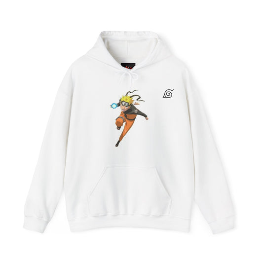 Naruto Shippuden - Naruto's Hidden Leaf Hoodie With Rasengan -  Unisex Hooded Sweatshirt
