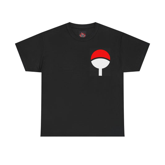 Naruto - Unisex Heavy Cotton TShirt Uchiha Clan Crest