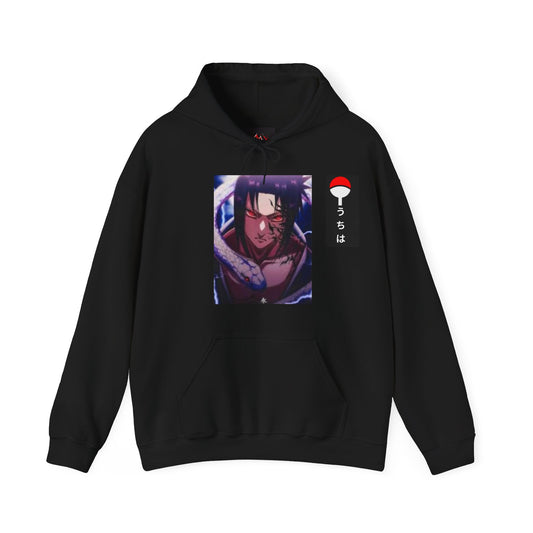 Anime-Inspired Unisex Hoodie Naruto-  Sasuke Uchiha