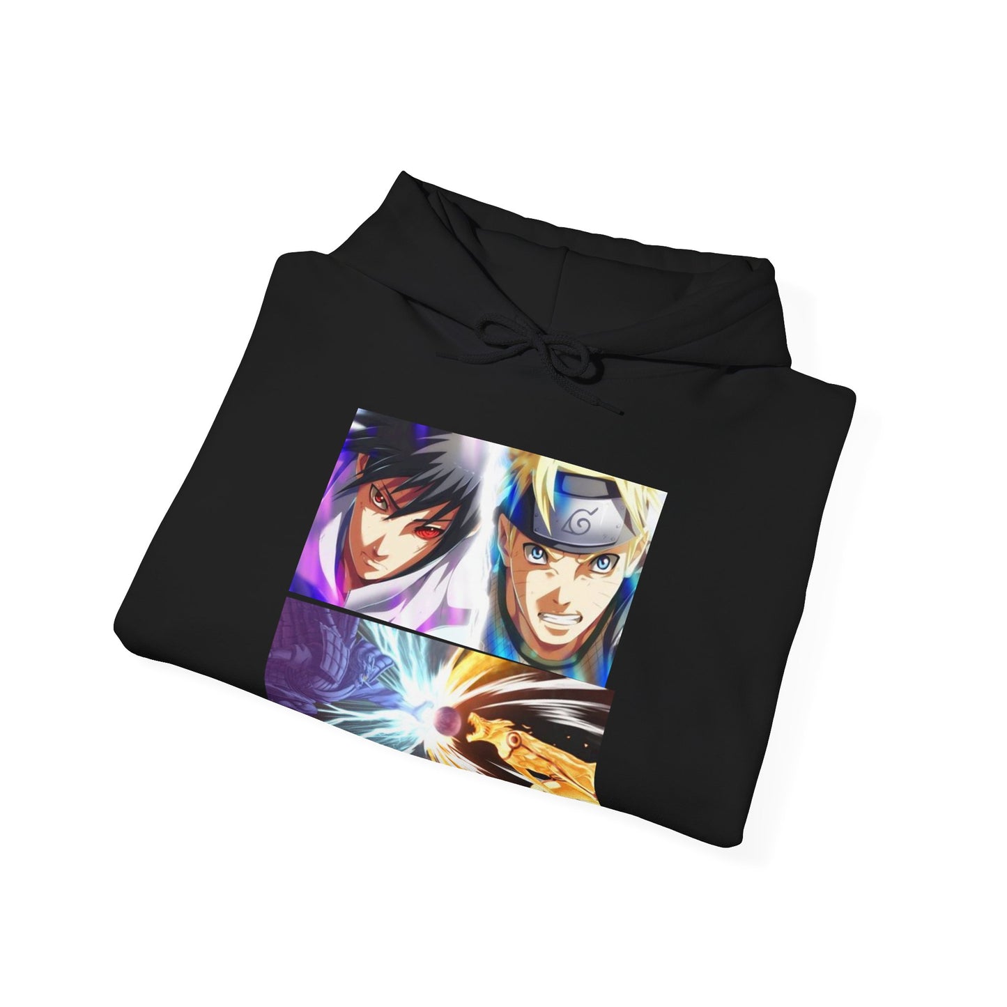 Naruto Shipuden Epic Battle Naurto Vs Sasuke  Unisex Hooded Sweatshirt