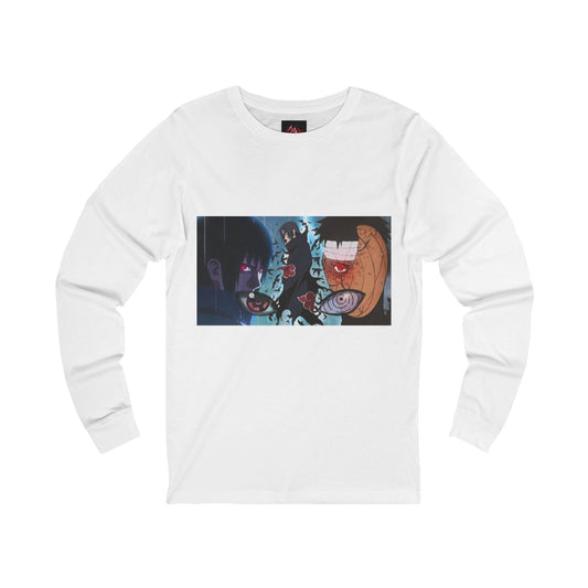 Naruto - Itchia and Sasuke with Obito Uchiha - Unisex Long Sleeve TShirt