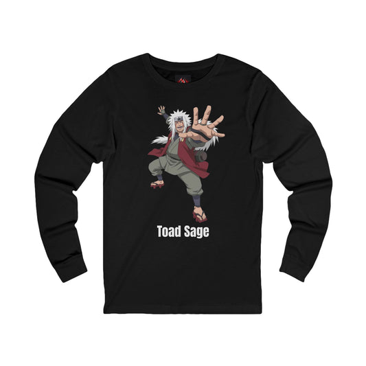 Naruto Shipuden -  Jiraiya Toad Sage Multiple Colours Unisex Jersey Long Sleeve T-Shirt