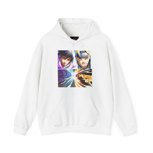 Naruto Shipuden Epic Battle Naurto Vs Sasuke  Unisex Hooded Sweatshirt