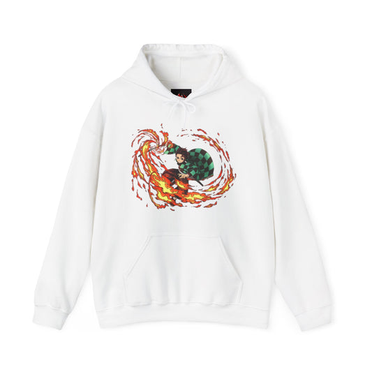 Demon Slayer  - Tanjiro using Scorching Rising Sun Attack Unisex Multiple Heavy Blend