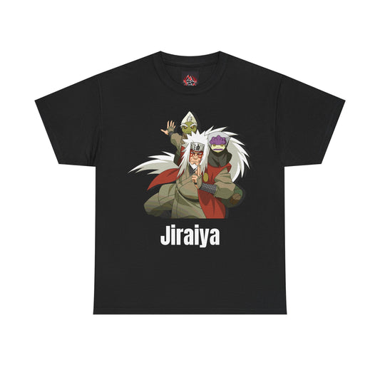 Naruto Shippuden - The Hidden Leaf's Jiraiya Sage Mode Multiple Colours Unisex Heavy Cotton T-Shirt