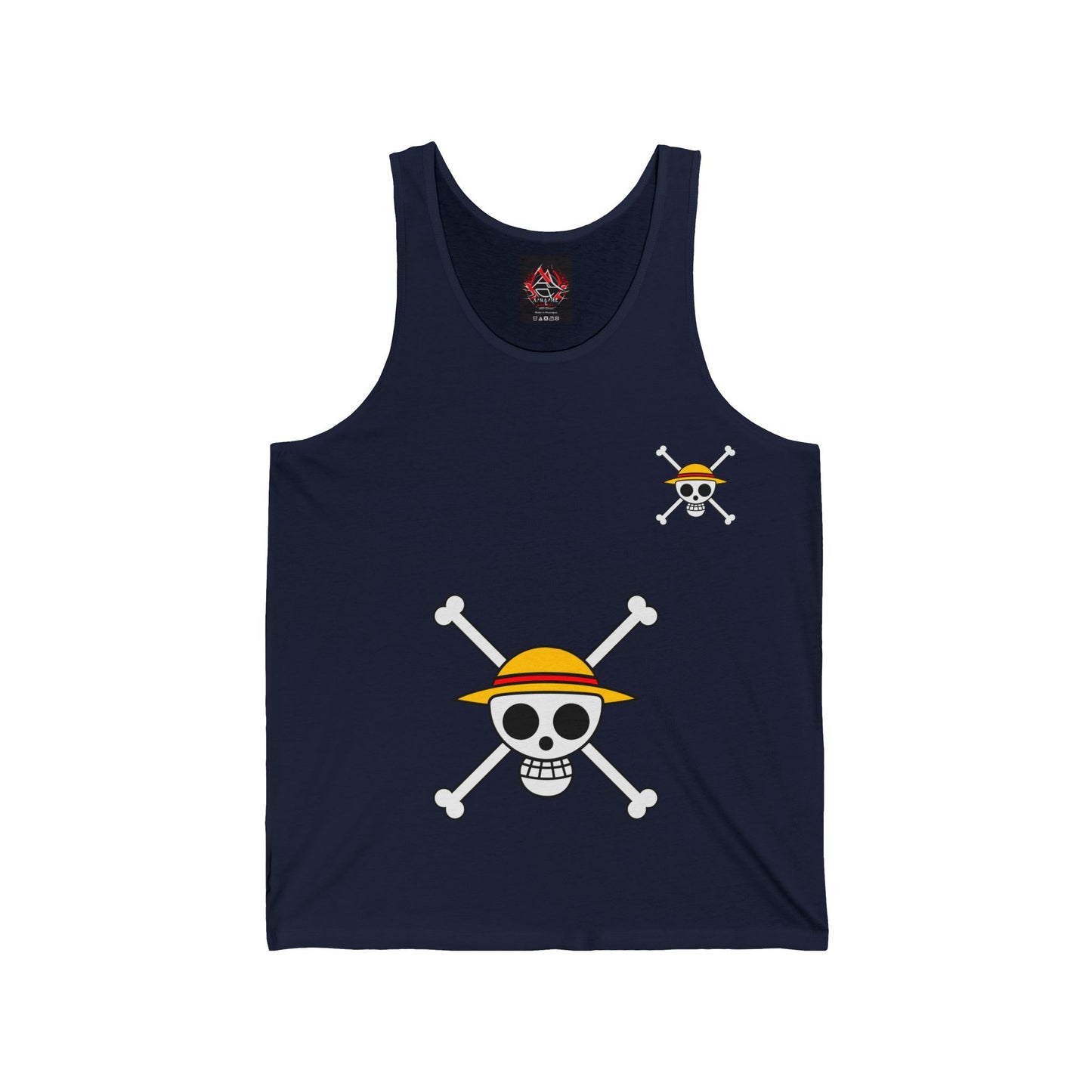 One Piece - Straw Hat Pirate Unisex Jersey Tank ( Vest )