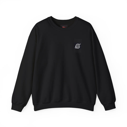 Naruto - Hidden Leaf Village Ninja Black Unisex Crewneck Sweatshirt