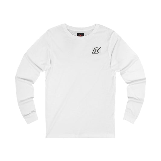 Naruto - Hidden Leaf Village Ninja White Unisex Long Sleeve TShirt