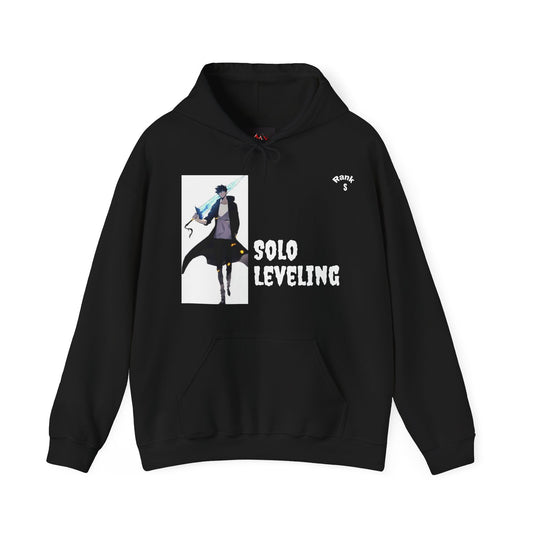 Solo Leveling - S Rank Hunter  Sung Jin Woo  Unisex Black Hoodie