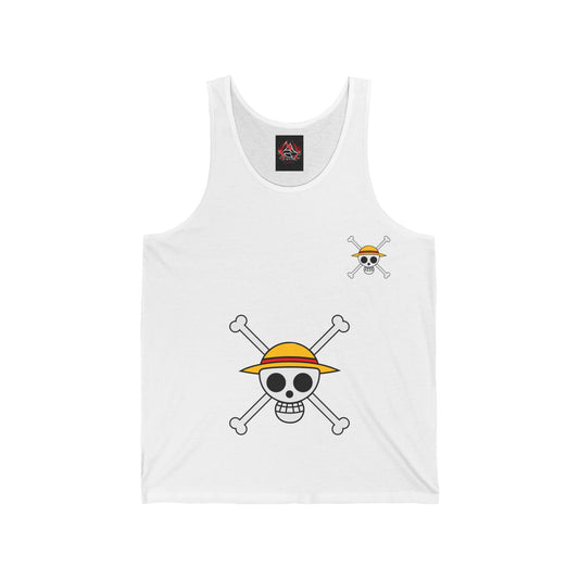 One Piece - Straw Hat Pirate Unisex Jersey Tank ( Vest )