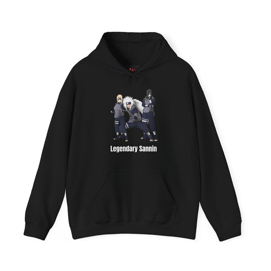 Naruto -Legendary Sannin White Unisex Hoodie